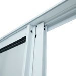 Janela de Correr 4 Folhas sem Grade Alumínio Branco 100x150cm