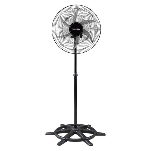 Ventilador de Coluna Steel Preto com 6 Pás 50cm 200W Ventisol