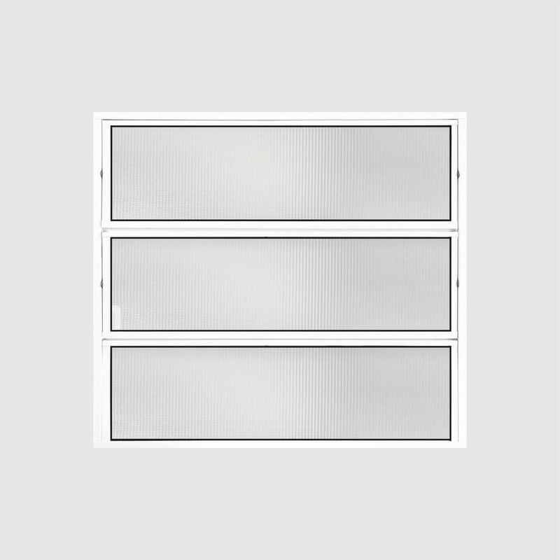 Janela Basculante Vidro Boreal Alumínio Branco 60x80cm