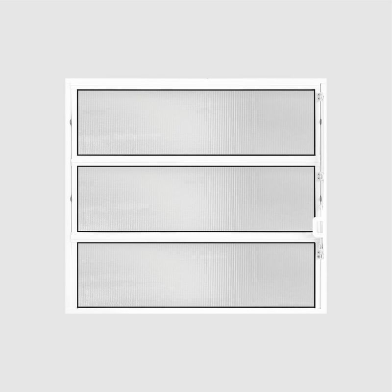 Janela Basculante Vidro Boreal Alumínio Branco 60x80cm