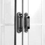 Janela de Correr 4 Folhas com Grade Alumínio Branco 100x150cm