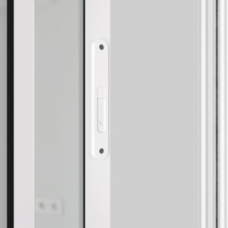 Janela de Correr 2 Folhas sem Grade Alumínio Branco 100x150cm