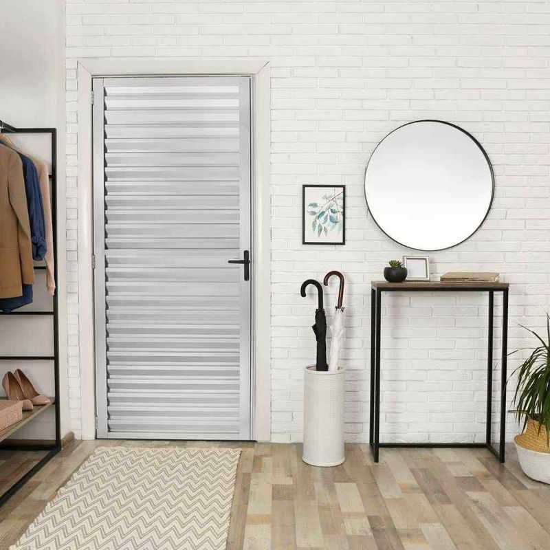 Porta Palheta Alumínio Brilhante Esquerdo 210x70cm