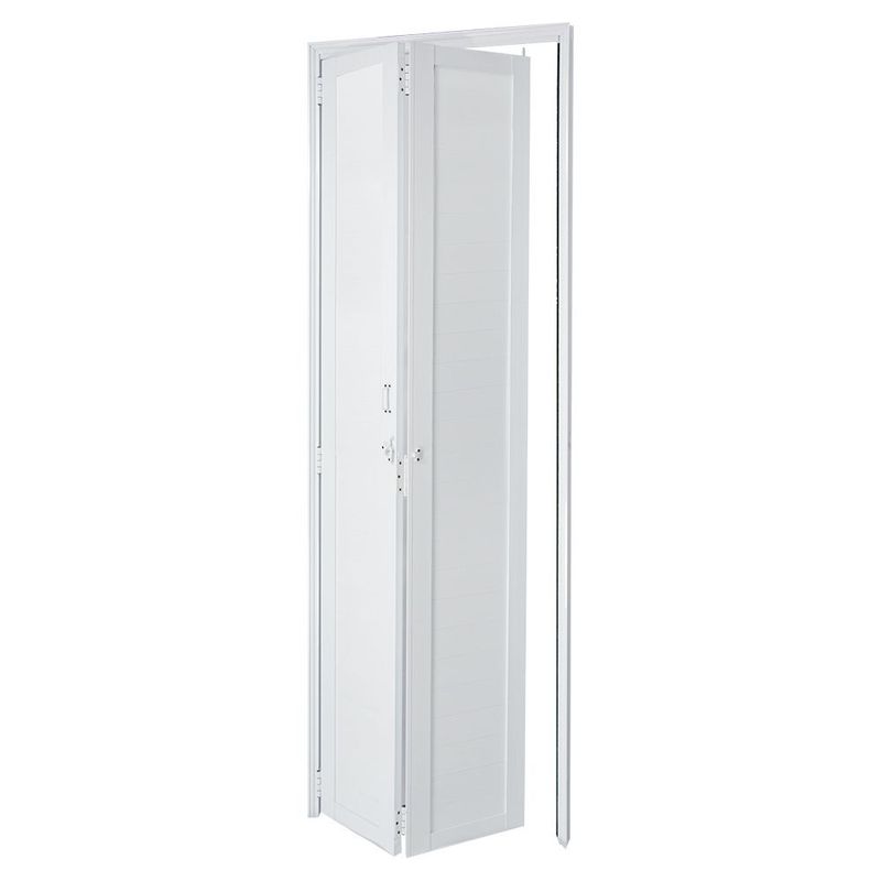 Porta Camarão Lambril Alumínio Branco Esquerdo 210x80cm