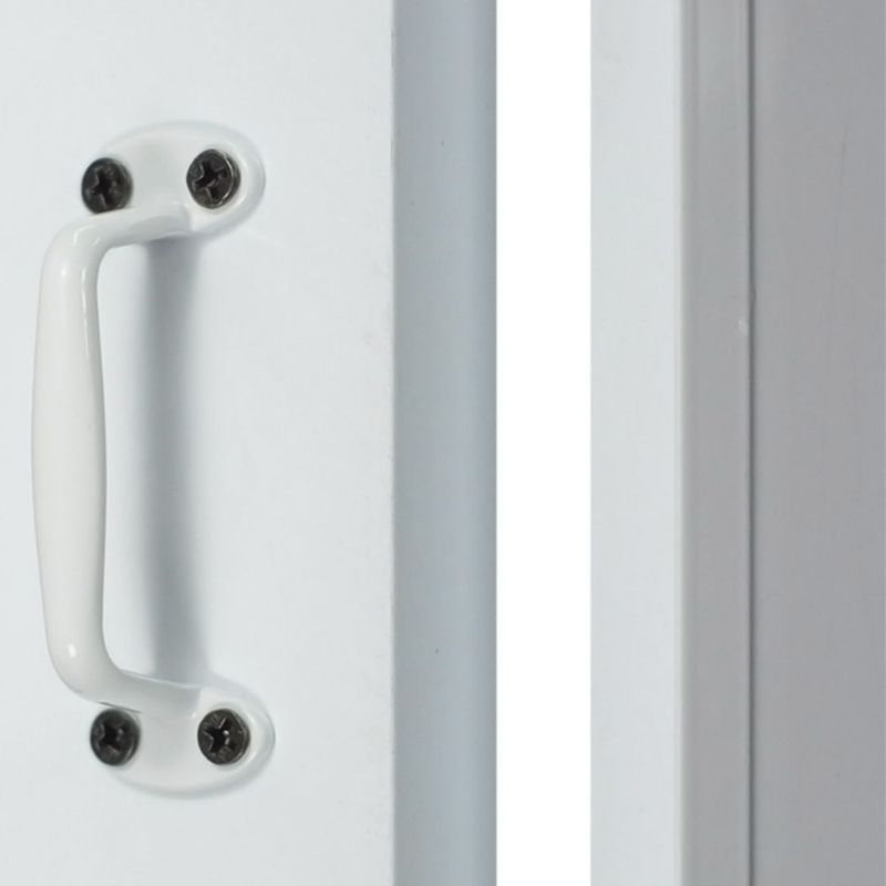 Porta Camarão Lambril Alumínio Branco Esquerdo 210x80cm