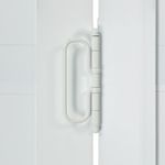 Porta Camarão Lambril Alumínio Branco Esquerdo 210x80cm