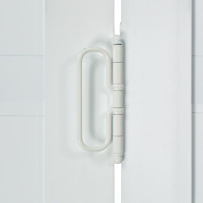 Porta Camarão Lambril Alumínio Branco Esquerdo 210x80cm