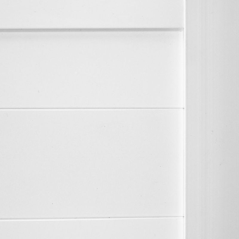 Porta Camarão Lambril Alumínio Branco Esquerdo 210x80cm