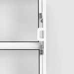 Janela Basculante Vidro Boreal Alumínio Branco 40x60cm