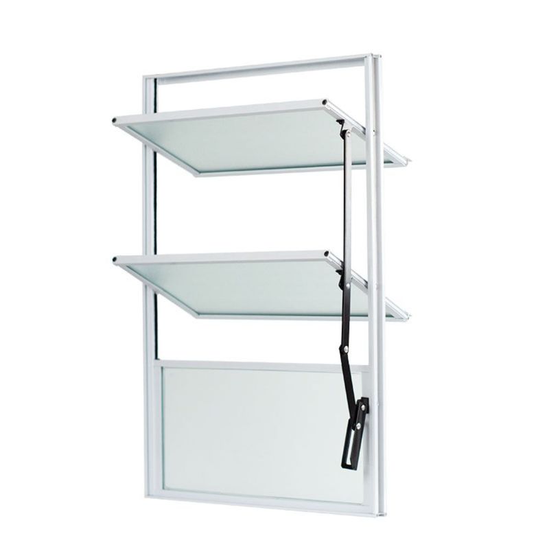 Janela Basculante Vidro Boreal Alumínio Branco 80x100cm