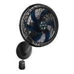 Ventilador de Parede XT Force Breeze Preto com 6 Pás 50cm 126W 127V