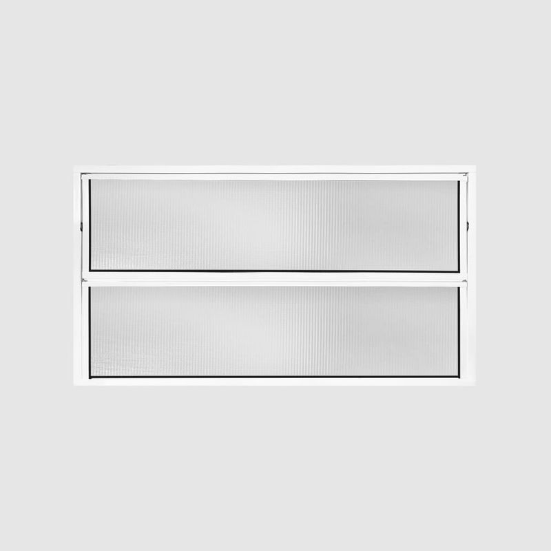 Janela Basculante Vidro Boreal Alumínio Branco 40x80cm