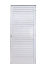 Porta Laminada Fechada Alumínio Branco Direito 210x90cm