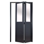 Porta Camarão Lambril Vidro Boreal Alumínio Preto Direito 210x80cm