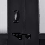 Porta Camarão Lambril Vidro Boreal Alumínio Preto Direito 210x80cm