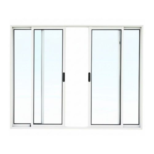 Janela de Correr 4 Folhas sem Grade Alumínio Branco 100x150cm Lider