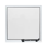 Maxim-ar Vidro Boreal sem Grade Alumínio Branco 80x80cm