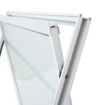 Maxim-ar Vidro Boreal sem Grade Alumínio Branco 80x80cm