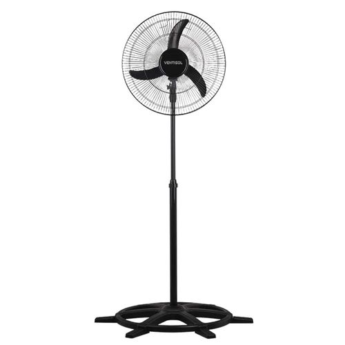 Ventilador de Coluna New Preto com 3 Pás 60cm 130W Ventisol
