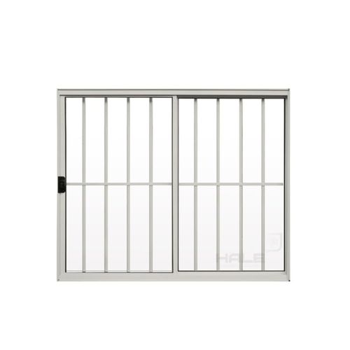 Janela de Correr 2 folhas com Grade Alumínio Branco 120x150cm