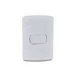 Conjunto Interruptor Simples 10A/250V 4x2 Branco Miluz