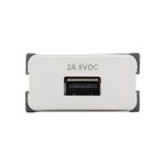 Módulo Carregador USB 2A Bivolt Branco Linha B3