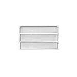 Janela Basculante Vidro Boreal Alumínio Branco 60x100cm