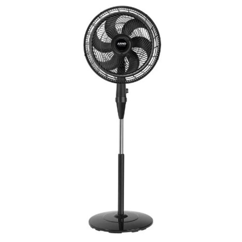 Ventilador de Coluna Turbo Force Preto com 6 Pás 40cm 126W 127V