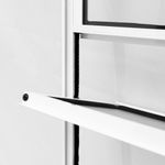 Janela Basculante 2 Seções Vidro Boreal Alumínio Branco 100x150cm