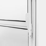 Janela Basculante 2 Seções Vidro Boreal Alumínio Branco 100x150cm