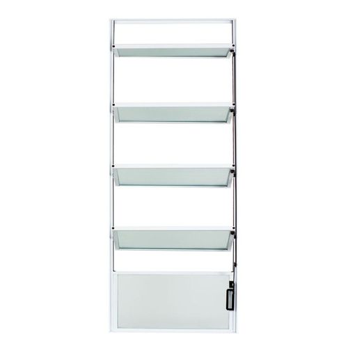 Janela Basculante Vidro Boreal Alumínio Branco 100x60cm