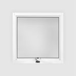 Maxim-ar Vidro Boreal sem Grade Alumínio Branco 60x60cm