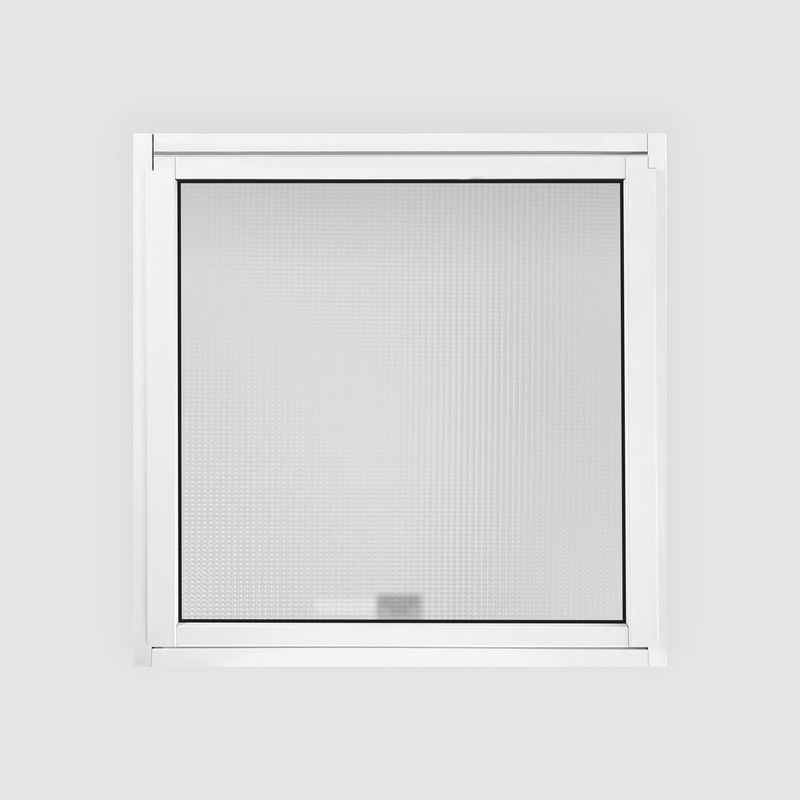 Maxim-ar Vidro Boreal sem Grade Alumínio Branco 60x60cm