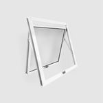 Maxim-ar Vidro Boreal sem Grade Alumínio Branco 60x60cm