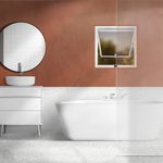 Maxim-ar Vidro Boreal sem Grade Alumínio Branco 60x60cm