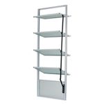 Janela Basculante Vidro Boreal Alumínio Branco 100x40cm