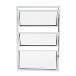 Janela Basculante Vidro Boreal Alumínio Branco 60x40cm
