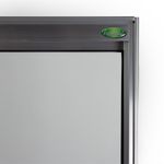 Janela de Correr 2 Folhas sem Grade Alumínio Brilhante 80x80cm