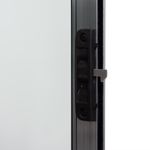 Janela de Correr 2 Folhas sem Grade Alumínio Brilhante 80x80cm