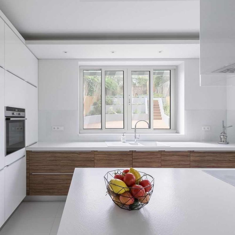 Janela de Correr 4 Folhas sem Grade Alumínio Branco 100x120cm