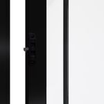 Janela de Correr 4 Folhas com Grade Alumínio Preto 100x150cm