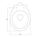 Vaso Sanitário Convencional Saída Vertical Colonial Branco Hervy Four