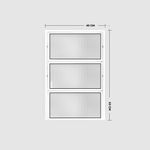 Janela Basculante Vidro Boreal Alumínio Branco 60x40cm