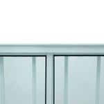 Janela de Correr 2 Folhas com Grade Alumínio Branco 100x100cm