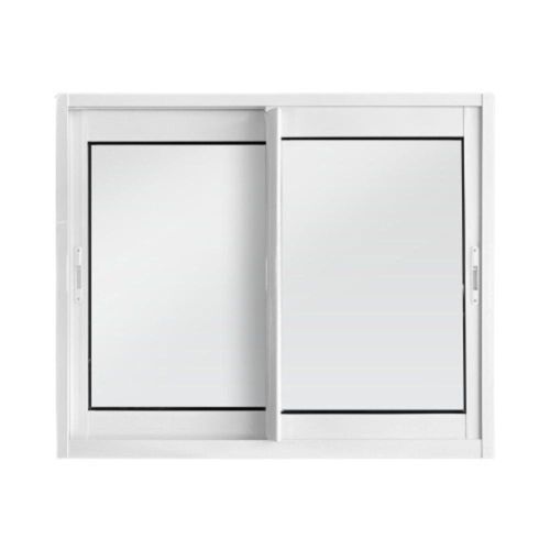 Janela de Correr 2 Folhas sem Grade Alumínio Branco 100x120cm