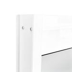 Janela de Correr 2 Folhas sem Grade Alumínio Branco 100x120cm