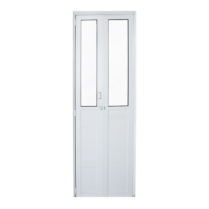 Porta Camarão Lambril Vidro Boreal Alumínio Branco Esquerdo 210x80cm