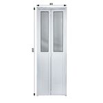 Porta Camarão Lambril Vidro Boreal Alumínio Branco Esquerdo 210x80cm