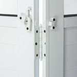 Porta Camarão Lambril Vidro Boreal Alumínio Branco Esquerdo 210x80cm