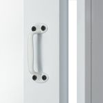 Porta Camarão Lambril Vidro Boreal Alumínio Branco Esquerdo 210x80cm